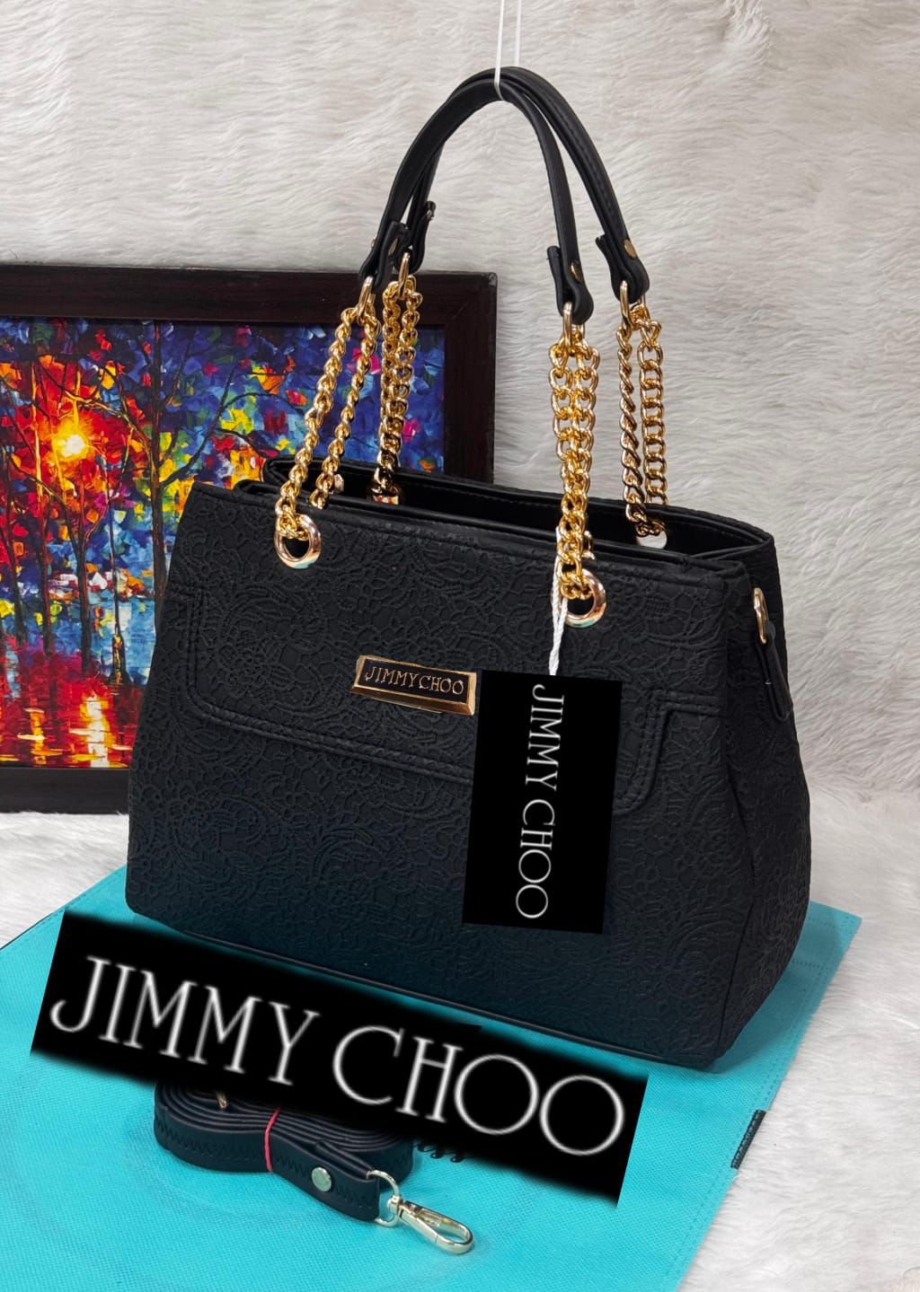 Jimmy Choo Style Medium Handbag – Premium Quality