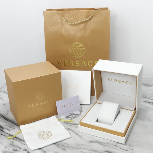 Versace Greca Flourish Women’s Watch – Gold Edition (35mm)