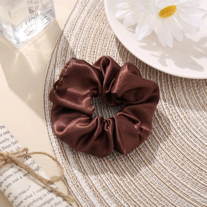 Silk Satin Large Hair Loop Scrunchie-combo